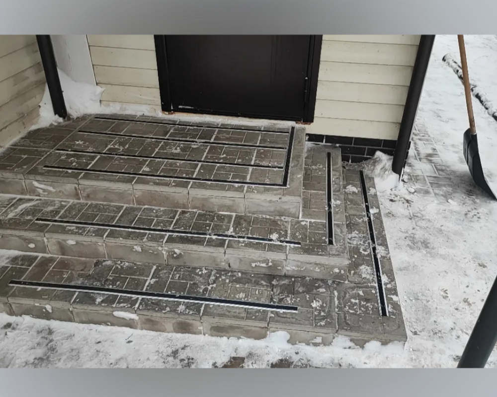 Порог одноуровневый ПС 08.1800.15 Черный